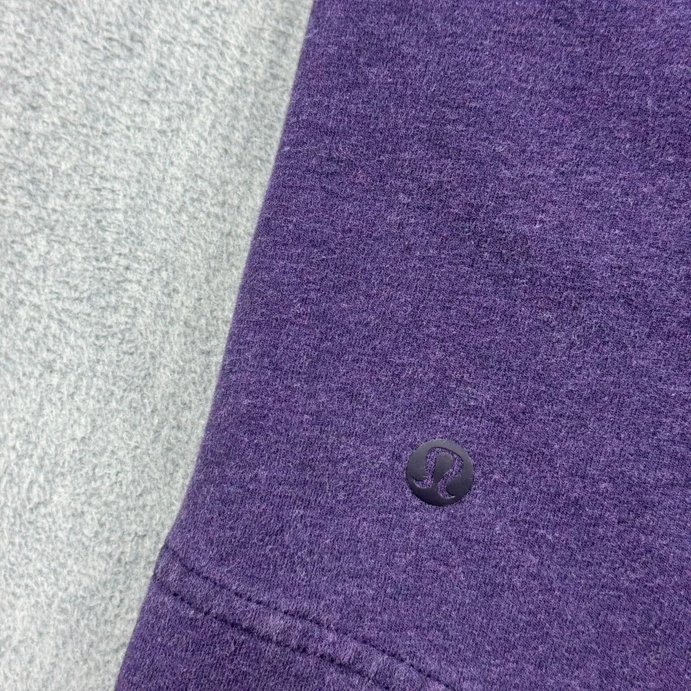 Lululemon Hoodie Womens 4 Purple Scuba Sweater‎ Pullover Fleece Athleisure Yoga